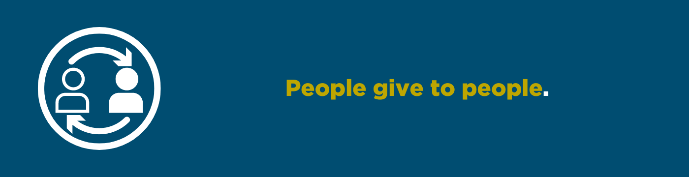 people give to people