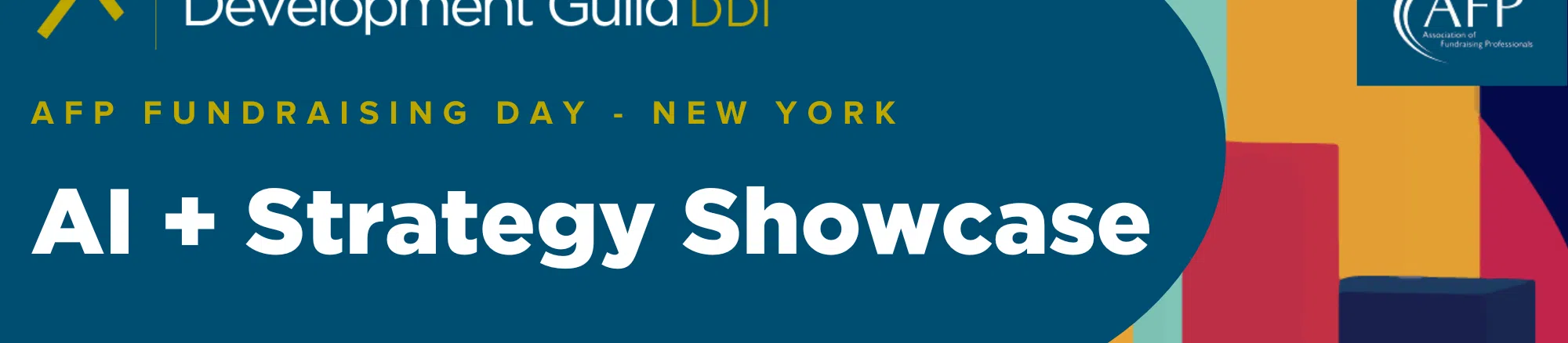 AI + Strategy Showcase at AFP Fundraising Day in New York Banner