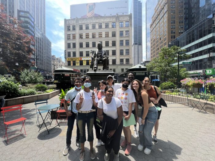 summer interns with New York Society for Ethical Culture