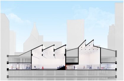 White building design concept