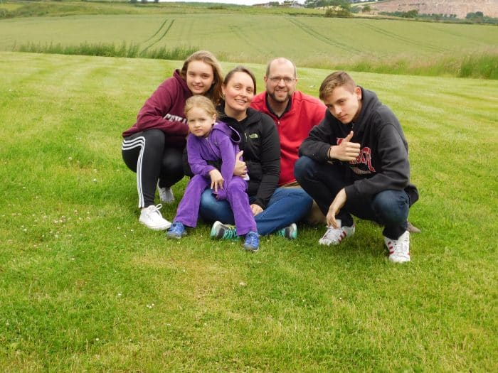 Paul Foster and his family