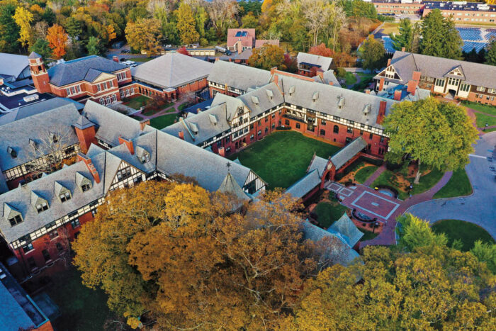 aerial view of St. Mark's School
