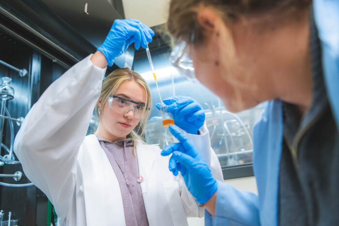 St. Norbert College science class