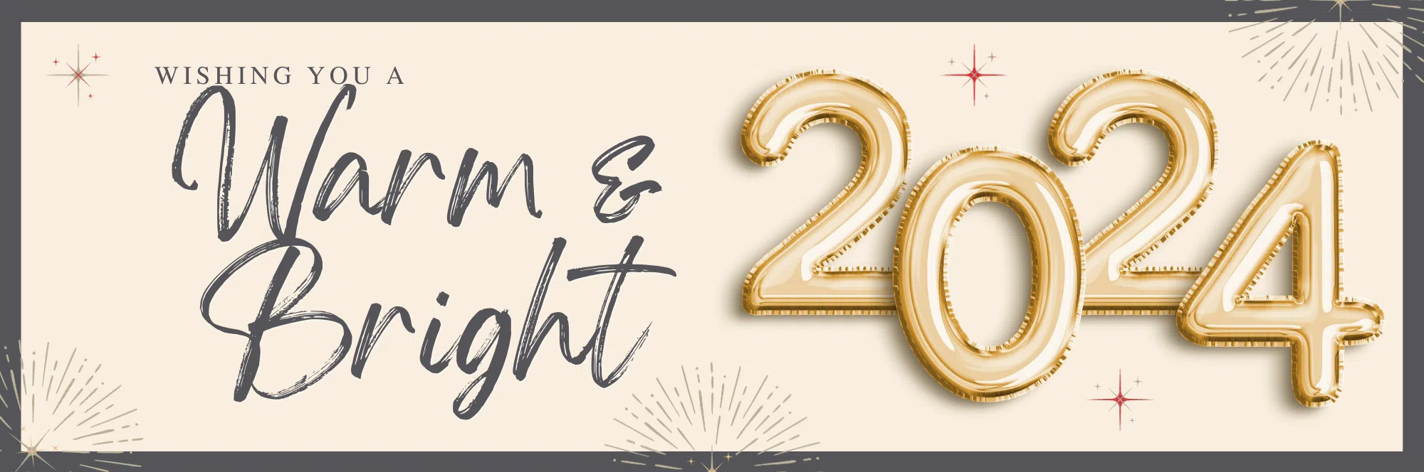 Wishing You a Warm and Bright 2024 Banner