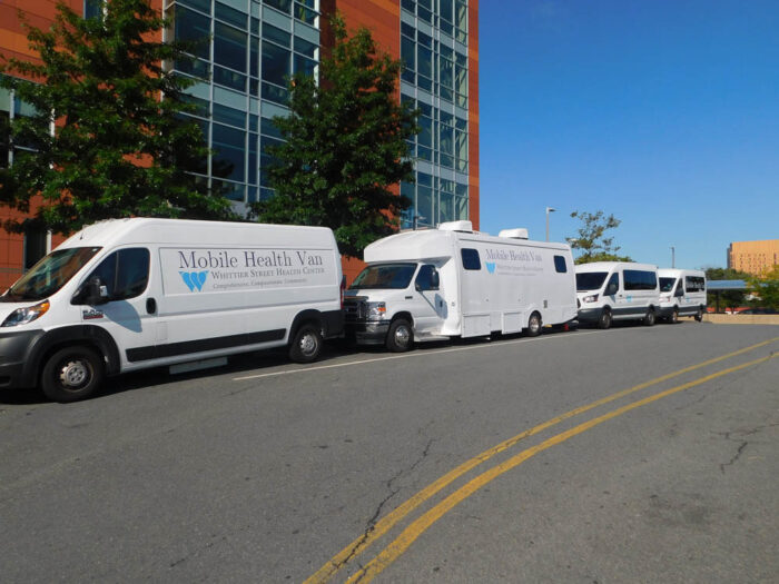 Whittier Street Health Center vans