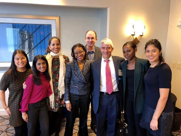 Bill Weber with AFP Diversity Fellows