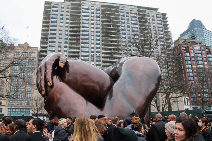 Embrace Boston statue